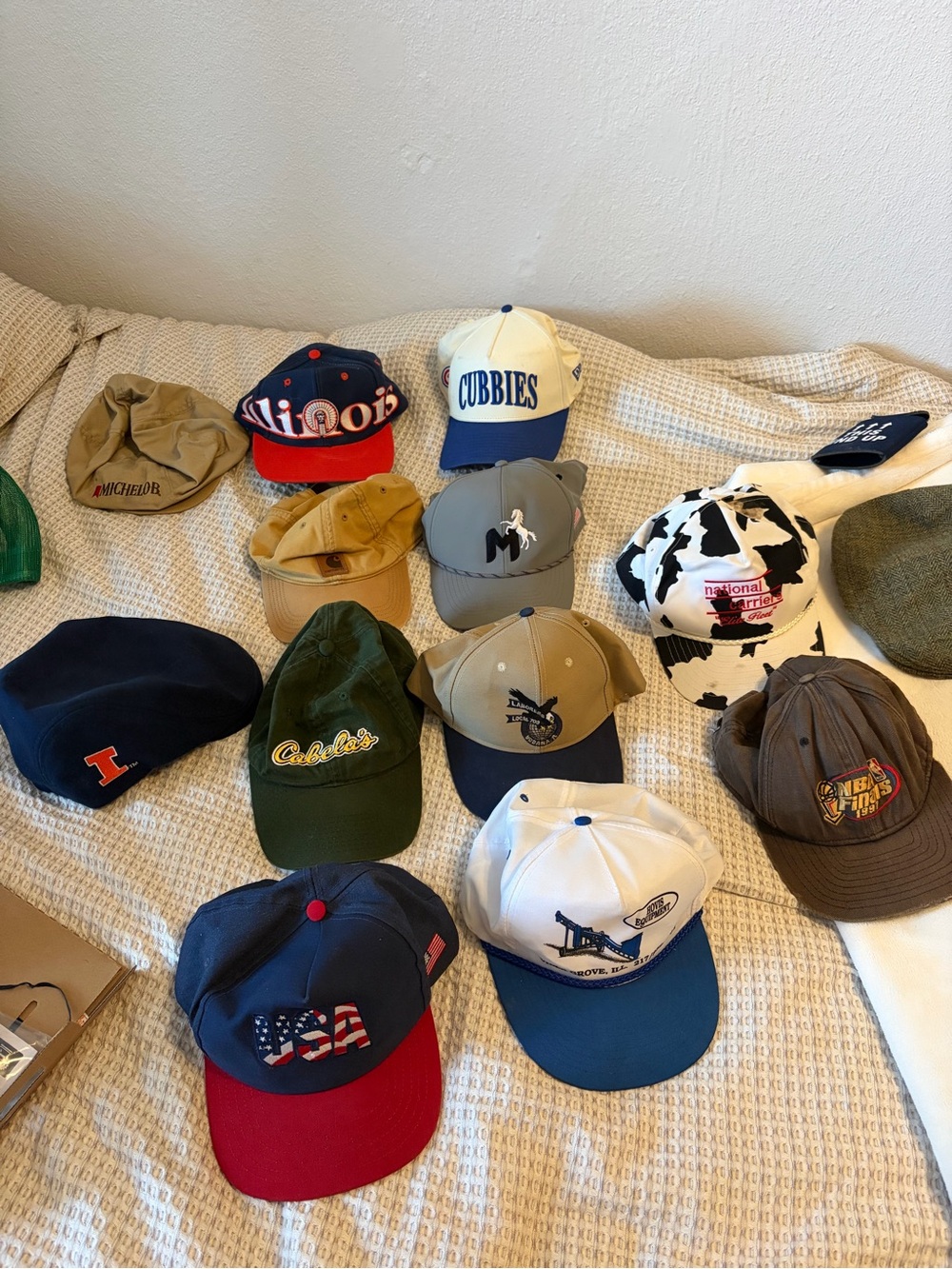 Kids USA Red & Navy Baseball Cap - Unbranded